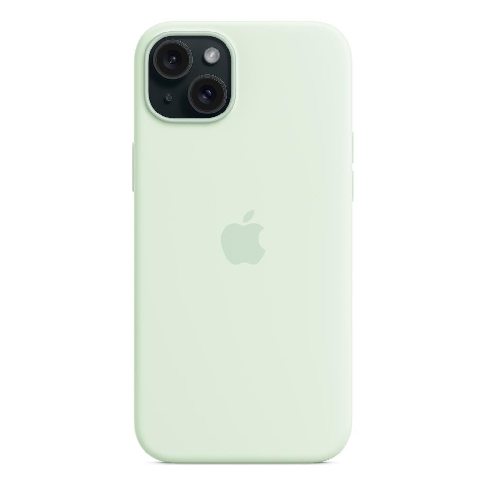 Custodia MagSafe in silicone per iPhone 15 Plus - Menta fredda - Foto 5