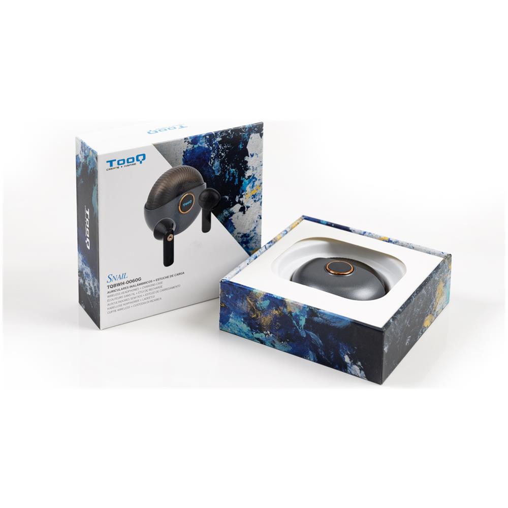 Snail Auricolare Wireless In-ear Musica e Chiamate Bluetooth Nero, Grigio - Foto 3