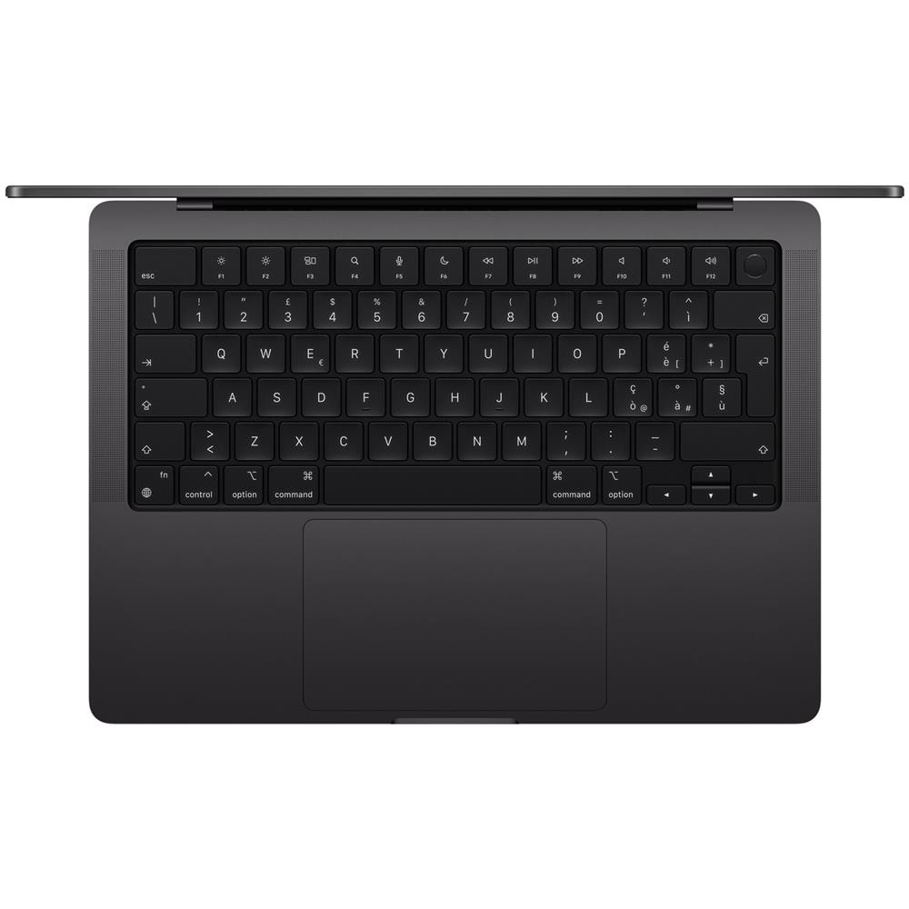 MacBook Pro 14" Chip M4 con CPU 10-core e GPU 10-core - 16GB di memoria unificata e Archiviazione SSD da 512GB - Nero Siderale - Foto 2