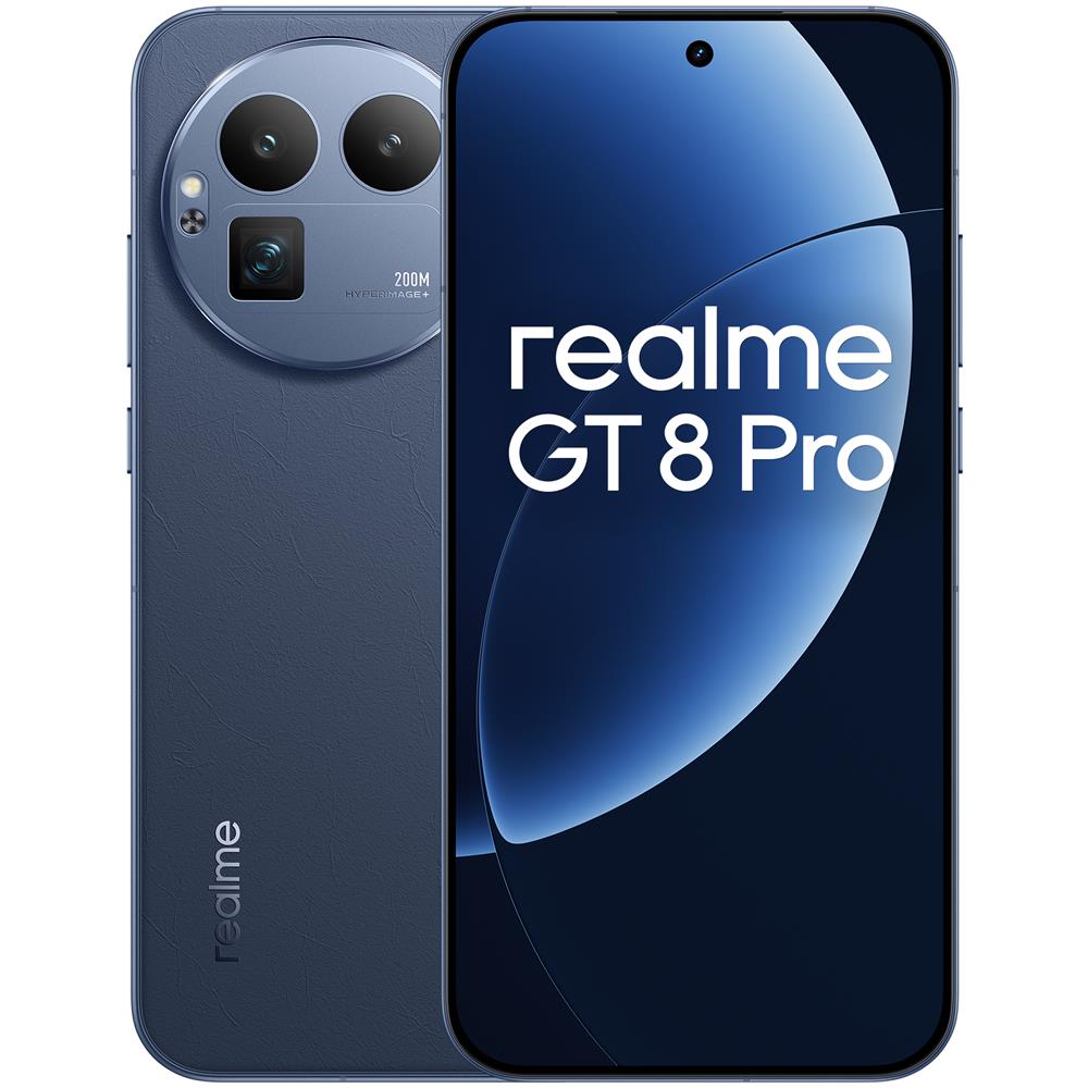 GT 8 Pro 5G Gift Box 512GB 16GB Ram Display 6.79" AMOLED max144Hz Main Camera 50+50+200MP Ricoh GR OIS Dual Sim (nano+nanoUsim) USB tipo-C UI7 Snapdragon 8 Elite Gen5 7000mAh Urban Blue - Foto 1