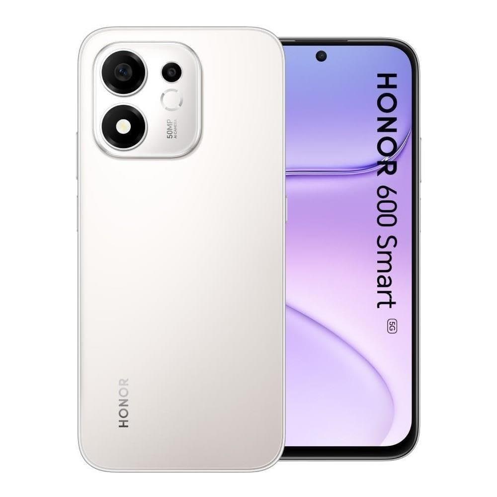 600 Smart 5G 128GB 4GB Ram Display 6.87" LCD Main Camera 50MP Selfie 5MP Dual nanoSim Android MagicOS 10 Snapdragon 4 Gen4 7700mAh Meteor Silver - Foto 1