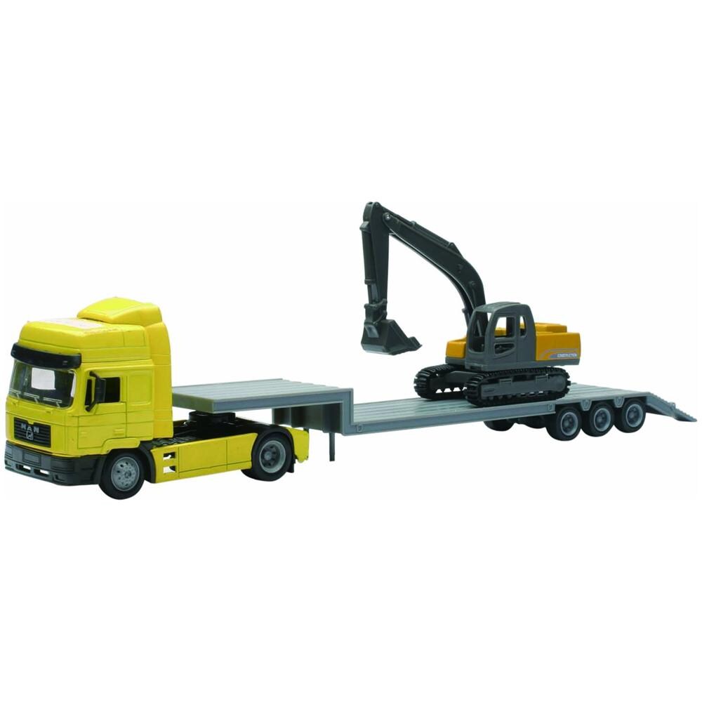 DieCast 1:43 Camion Man F2000 Lowboy T. With Excavator 15483 - Foto 1