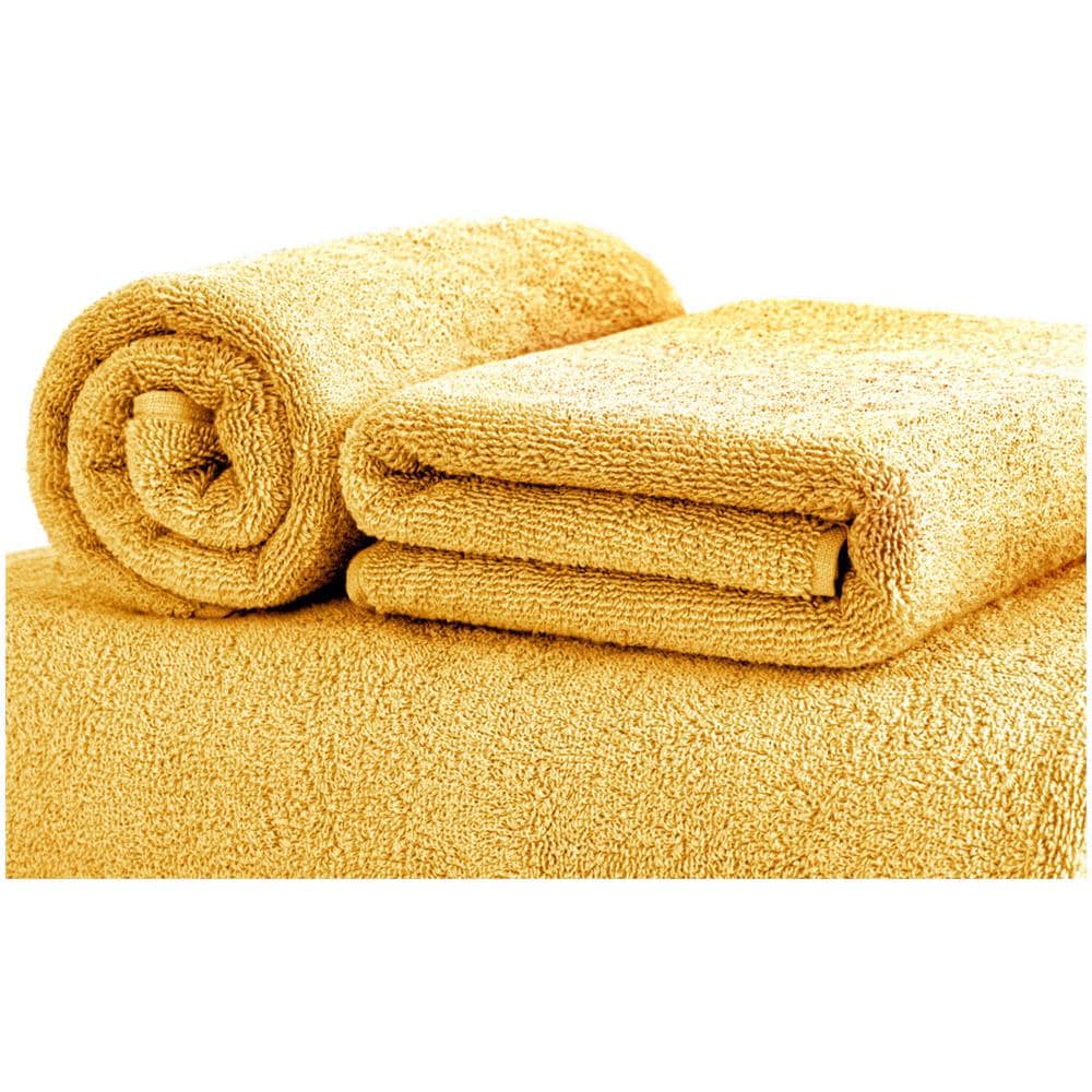 Asciugamani Salvietta Bagno In Morbida Spugna Modello Sophie Colore Gold Ospite Gold - Foto 9