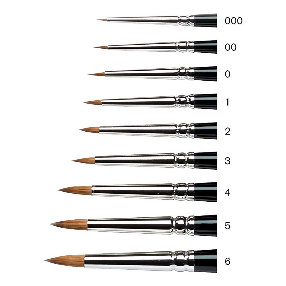 Winsor&newton Pennello Martora Serie 7 Punta 000 Pelo Corto - Foto 2