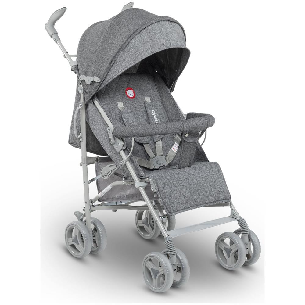 Irma Passeggino Leggero Pieghevole Con Posizione Sdraiata Con Freno Ruote Posteriori Zanzariera Coprigambe Parapioggia Manici Ruotabili A 360 Fino 15 Kg - Foto 2