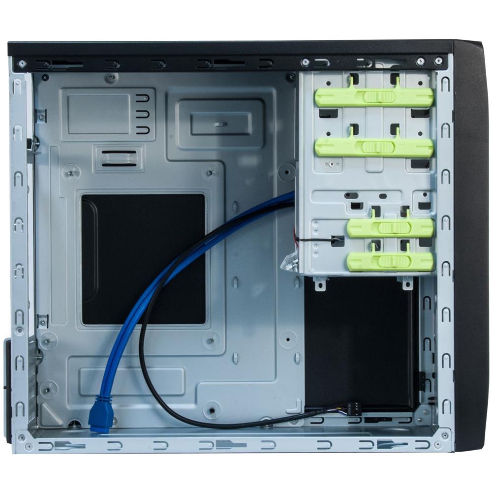 Case CT-04B Mini Tower Micro-ATX 2 Porte USB 3.0 Colore Nero  - Foto 2