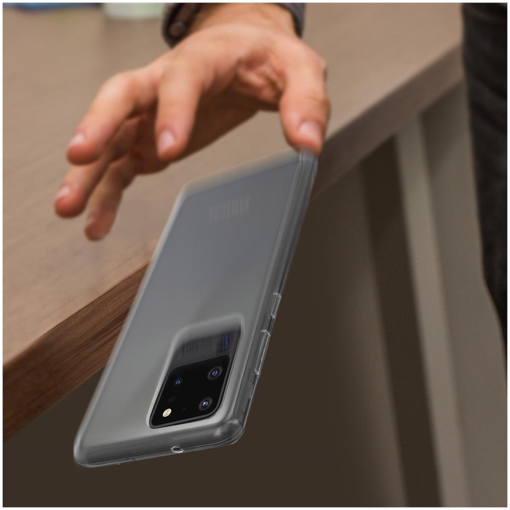 Cover Samsung Galaxy S20 Ultra Silicone Sottilissima Trasparente - Foto 5