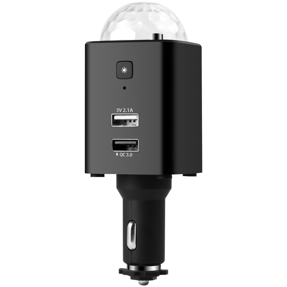 Caricatore Da Auto Usb-c Con Luce Disco Tx-159 - Foto 1