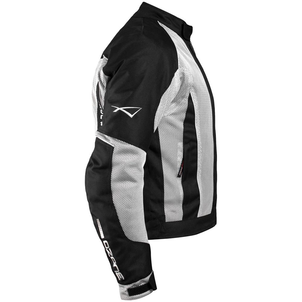 Giacca Mesh Traforato Traspirante Tessuto Tecnico Moto Touring Sport Grigio Xxl - Foto 5