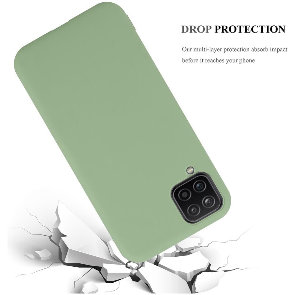 Custodia Compatibile Con Samsung Galaxy A12 / M12 In Candy Pastello Verde - Coperchio Protettivo In Silicone Tpu Flessibile - Foto 7