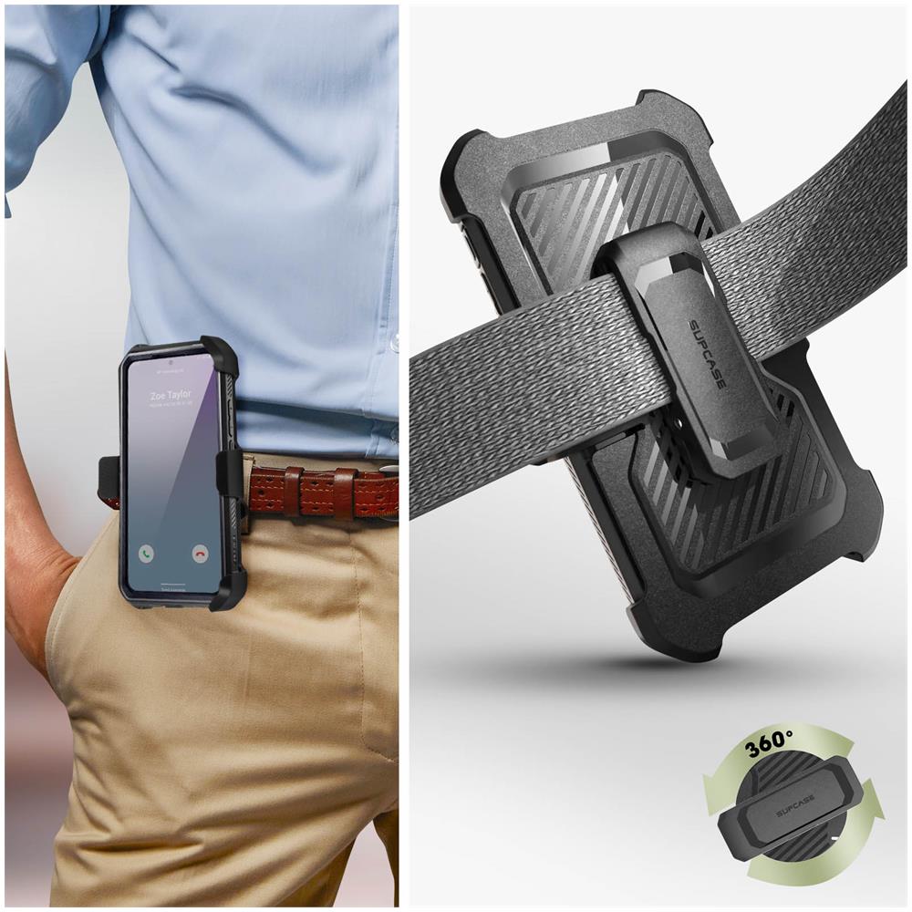 Cover Per Samsung A54 5g Anti-shock Cavalletto Supporto Clip Cintura, - Foto 5