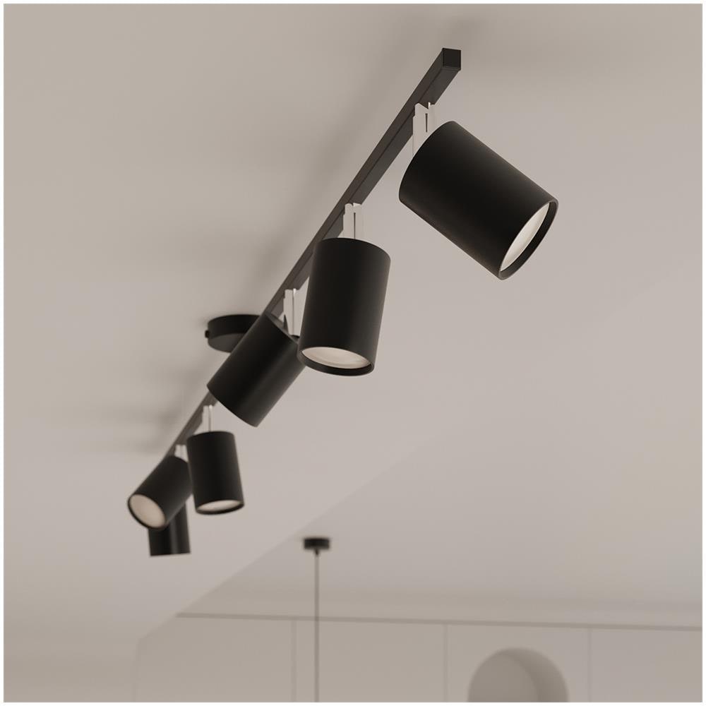 Lampadario Lemmi 6 Nero Sl. 1207 - Moderno Lampadari Nero 125x77x77 Cm - Foto 7