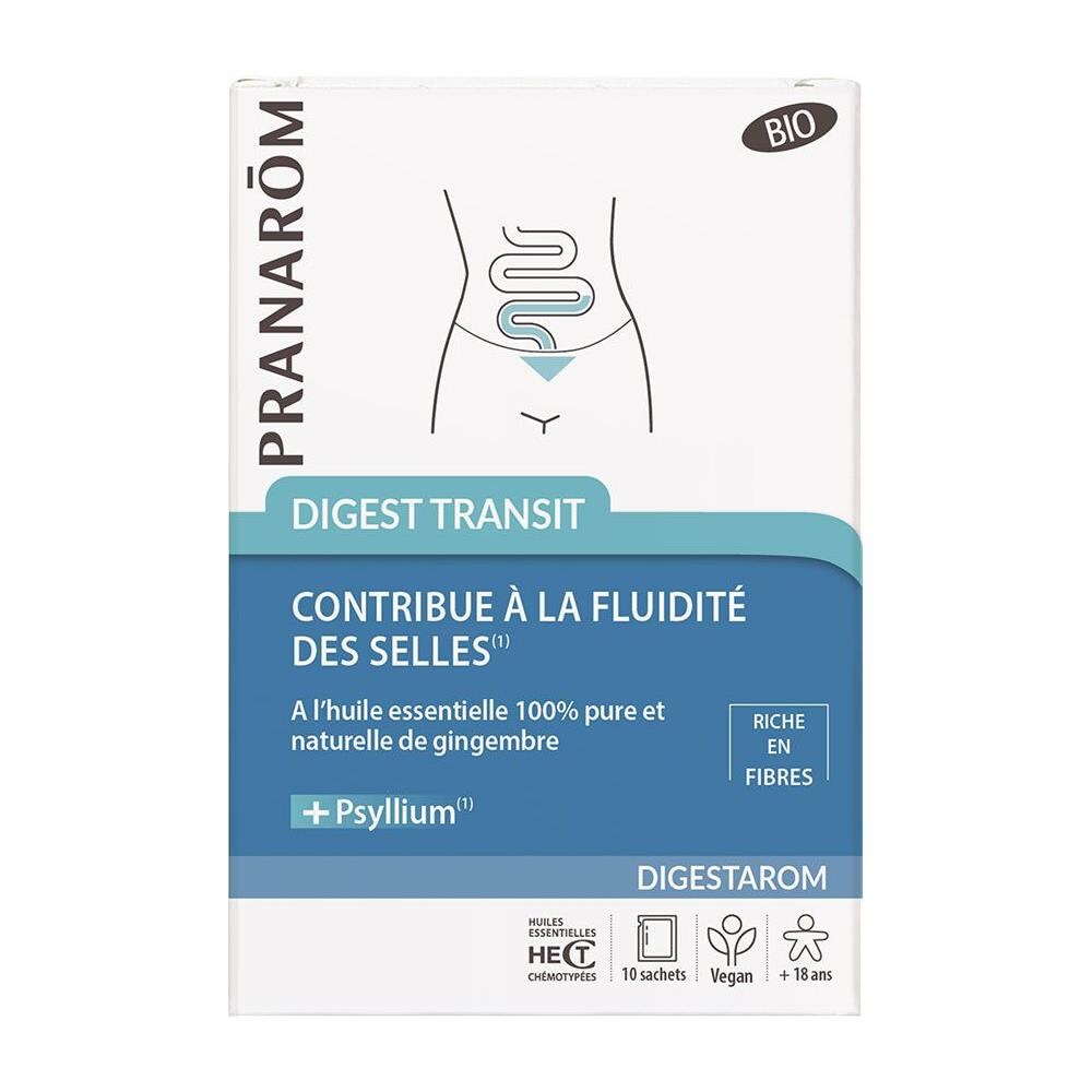 Digest Transit 10 Bustine Digestarom Con Oli Essenziali Di Pranarom Biologici - Foto 1