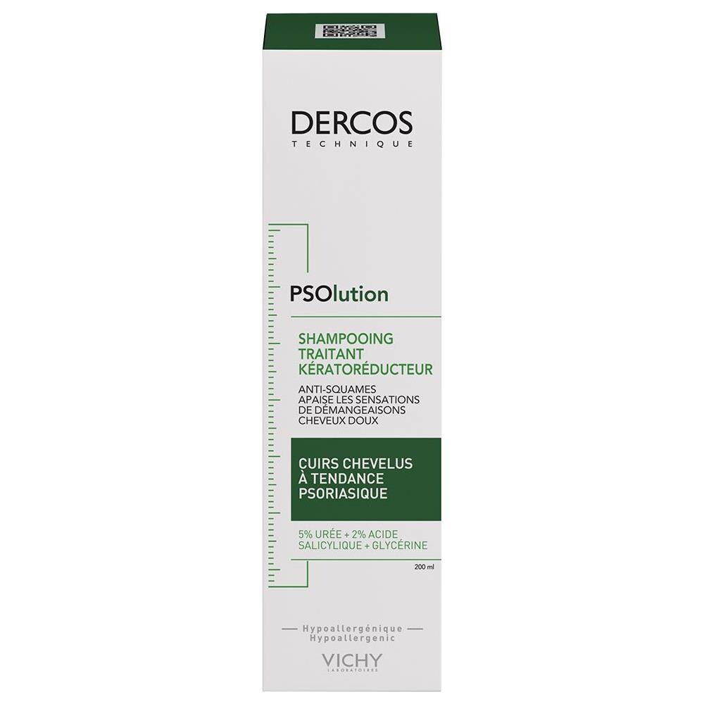 Shampoo Trattante Cheratoriduttore Psolution 200ml Dercos Vichy - Foto 1