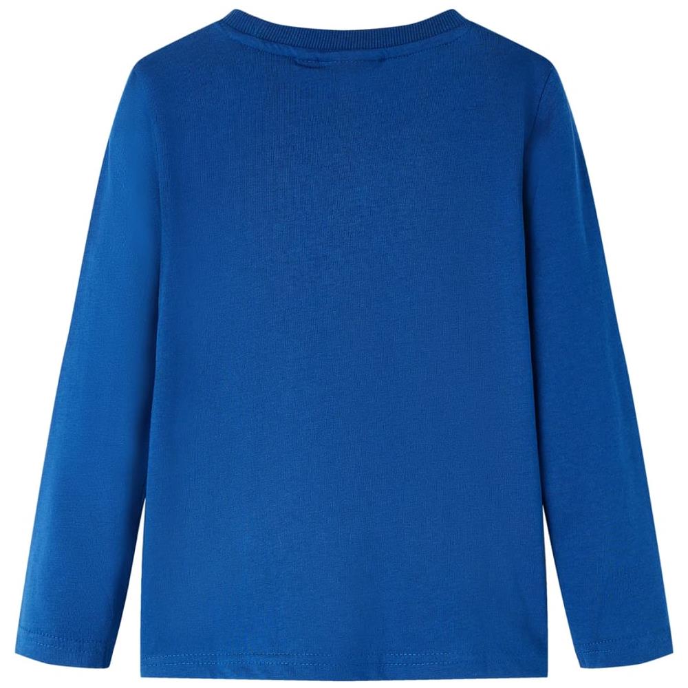 Maglietta Da Bambino A Maniche Lunghe Stampa Tigre Blu Scuro 140 - Foto 2