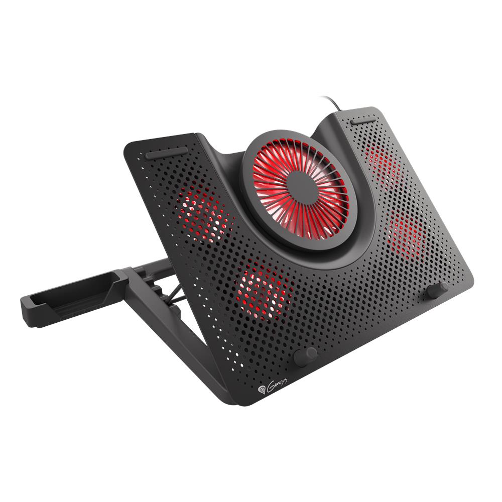 Oxid 550 base di raffreddamento per laptop 43,9 cm (17.3") 2800 Giri /min Nero - Foto 2