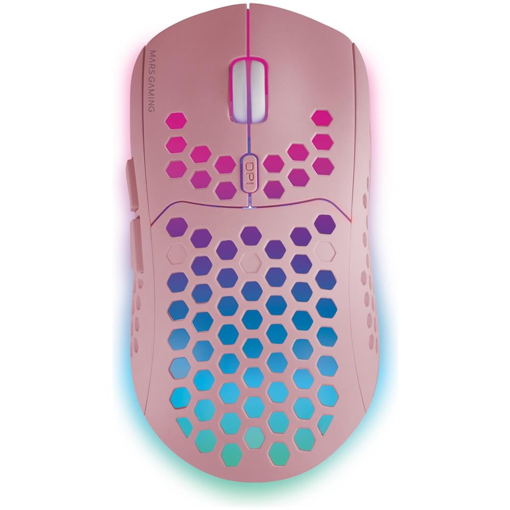 Mouse Gaming MMW3 Laser 6 tasti 3200 DPI Colore Rosa - Foto 1