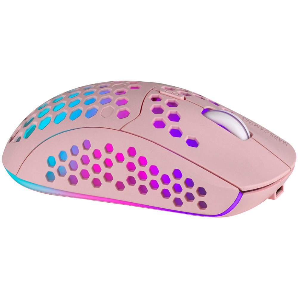 Mouse Gaming MMW3 Laser 6 tasti 3200 DPI Colore Rosa - Foto 2