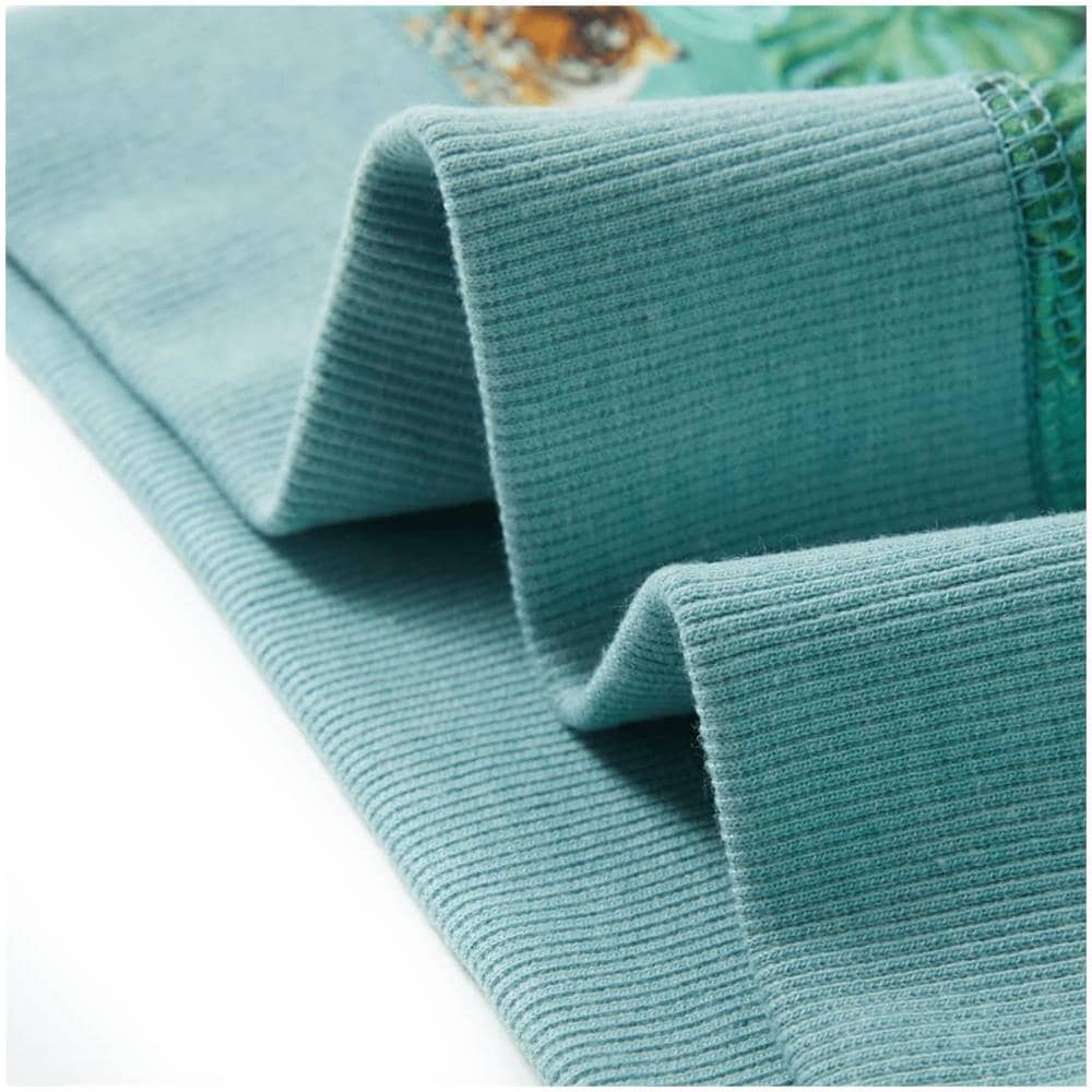 Felpa da Bambino Verde Chiaro Mélange 104 - Foto 7