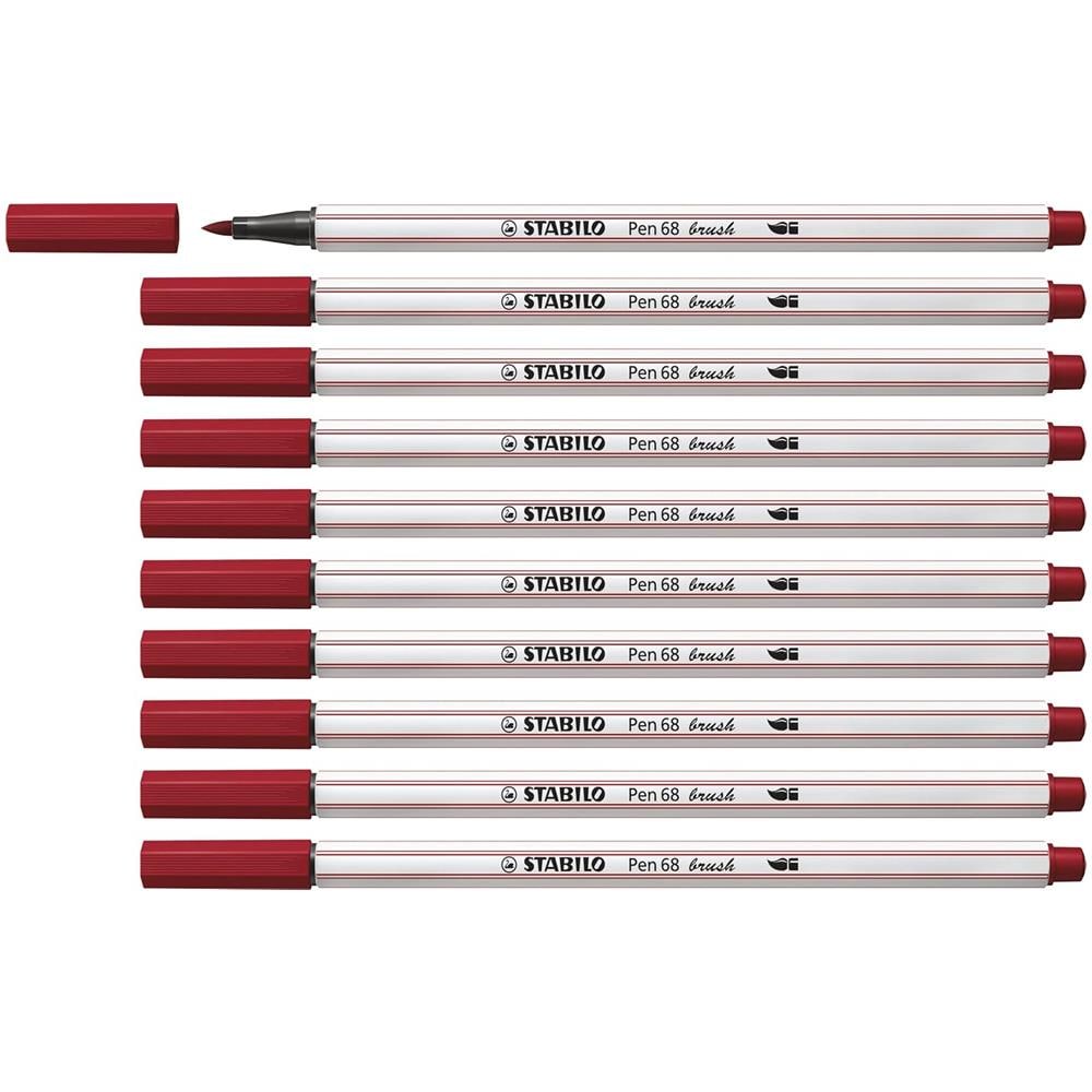 Pen 68 brush - Pennarello Premium con punta a pennello - Confezione da 10 - Porpora - Foto 1