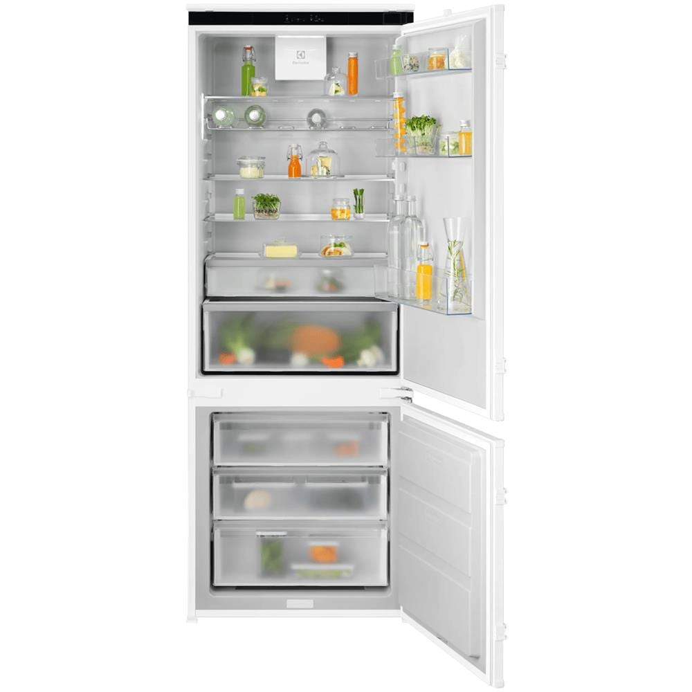 KNA7TE75S, Frigorifero Combinato da Incasso, 375 L, SN-ST, 4,5 kg / 24h, E, Compartimento Zona Fresca, Bianco - Foto 1