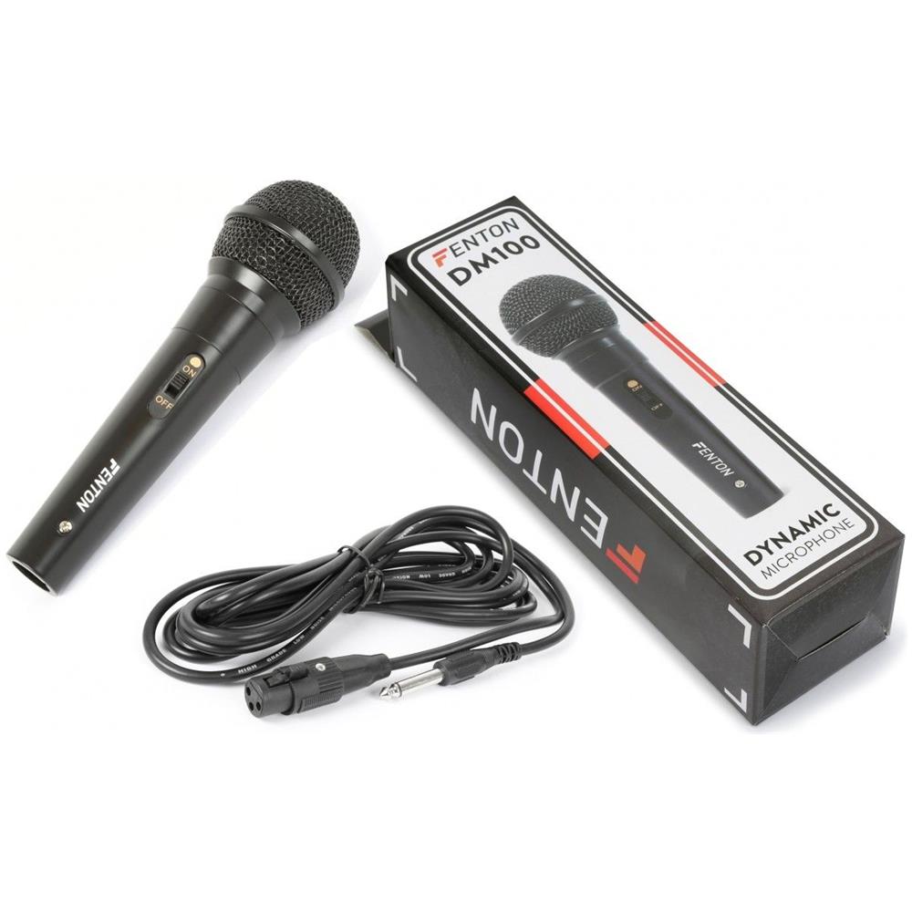 Microfono Dinamico Fenton 600 Ohm Case In Plastica Art. 173126 - Foto 4