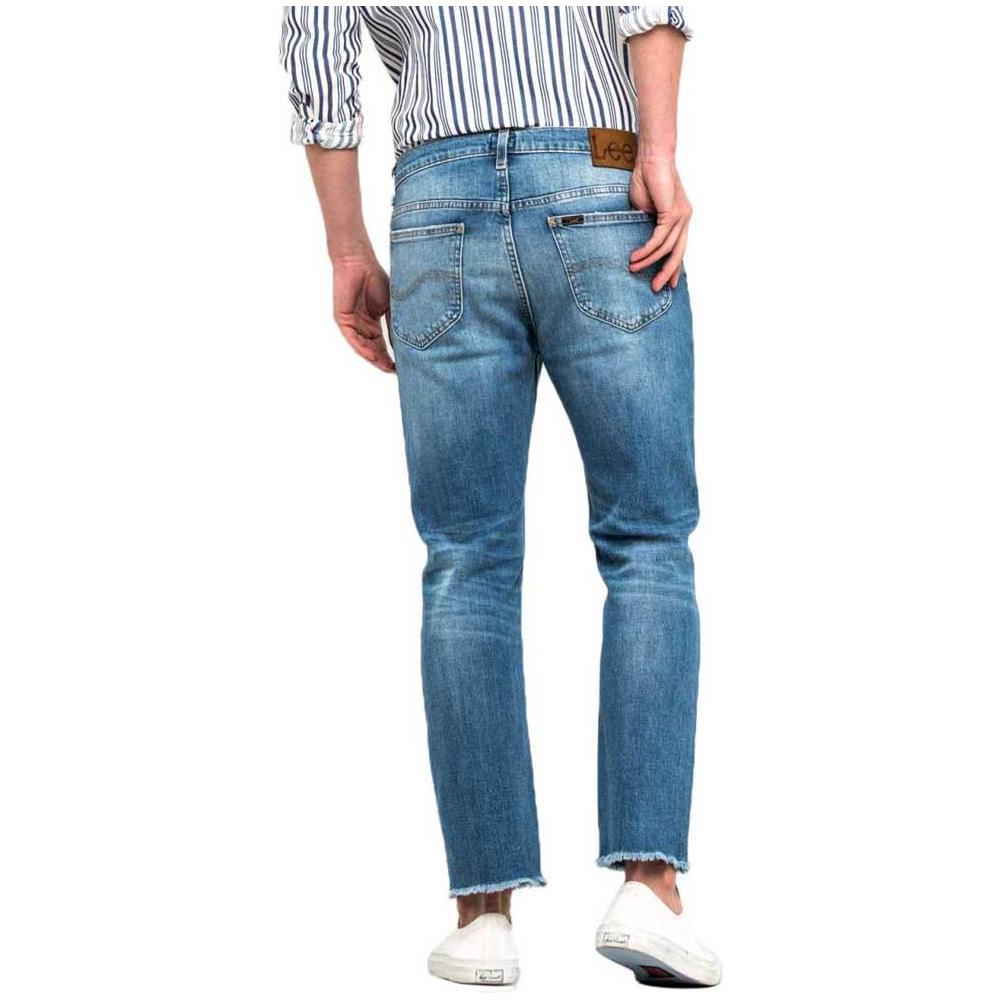 WRANGLER Arizona Stretch Pantaloni Jeans Uomo Denim Pantaloni Uomo Jeans uomo arancione