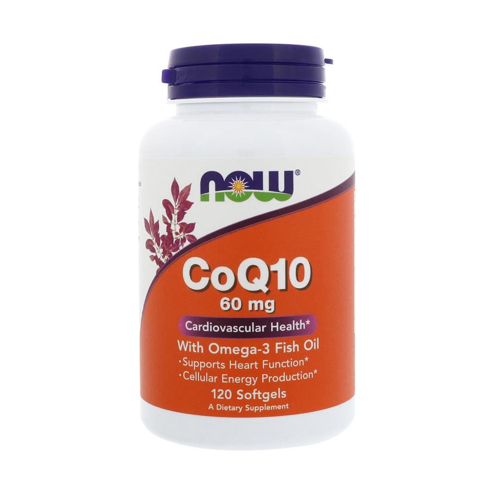 Coq10 60mg, Con Omega-3, 120 Softgels - Salute Cardiovascolare - Foto 1