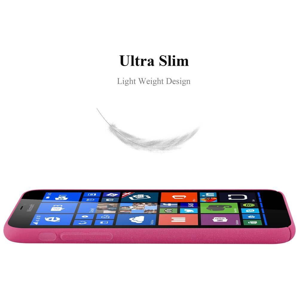 Custodia Compatibile Con Nokia Lumia 640 Xl In Frosty Rosa - Hard Case Coperchio Protettivo In Frosted Look Contro I Graffi E Gli Urti - Foto 5