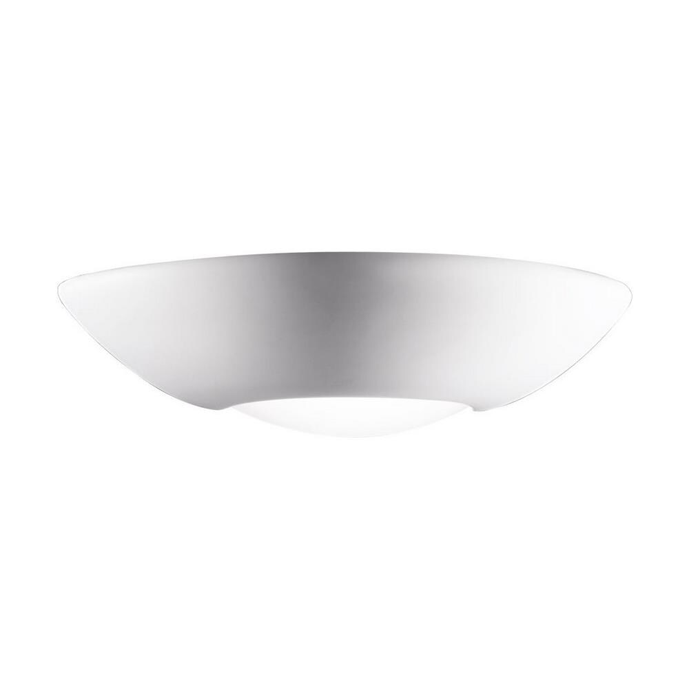 Lampada Da Parete In Gesso Lifestyle Ceramics Bianca, 1x R7s - Foto 1