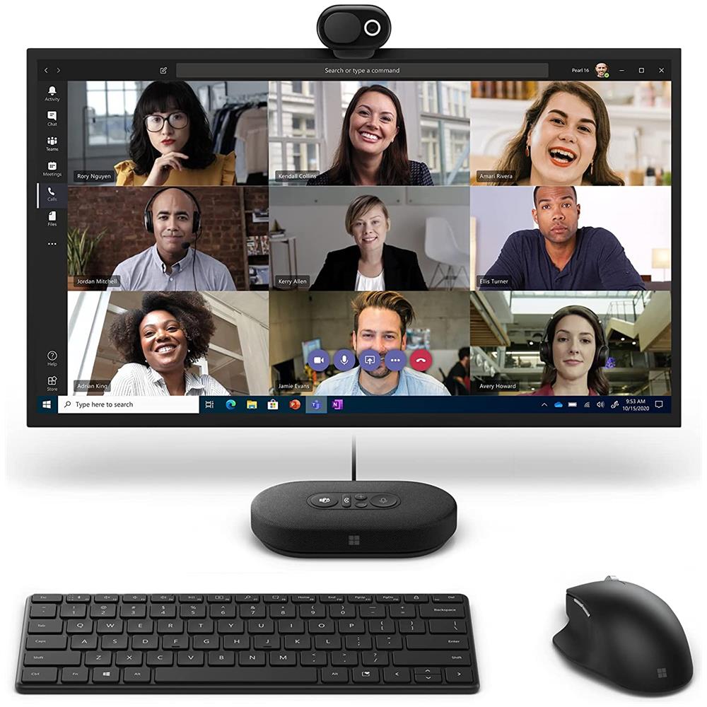 Modern Webcam Full HD con Microfono Incorporato USB Colore Nero - Foto 4