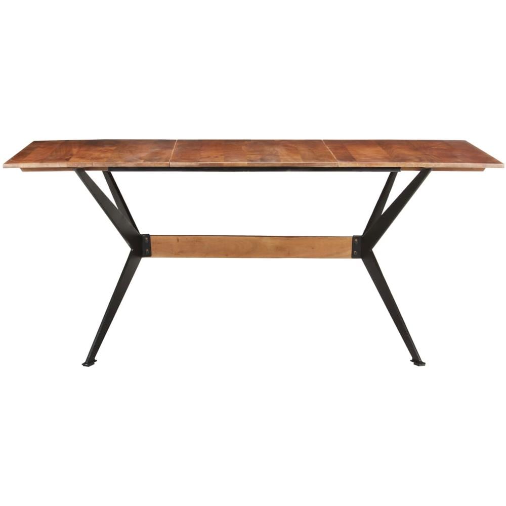 Tavolo Da Pranzo 180x90x76 Cm In Legno Massello Di Mango - Foto 2