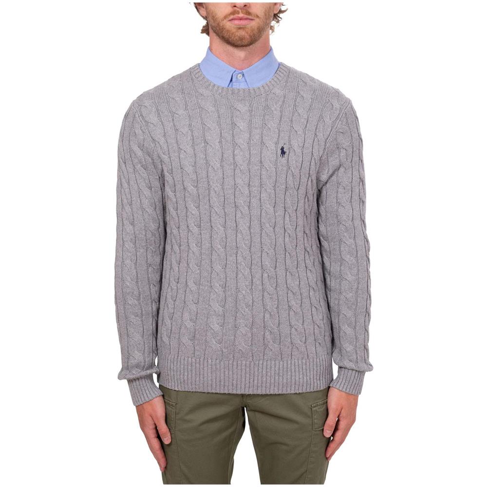 Maglia Uomo A Trecce In Cotone - Foto 2