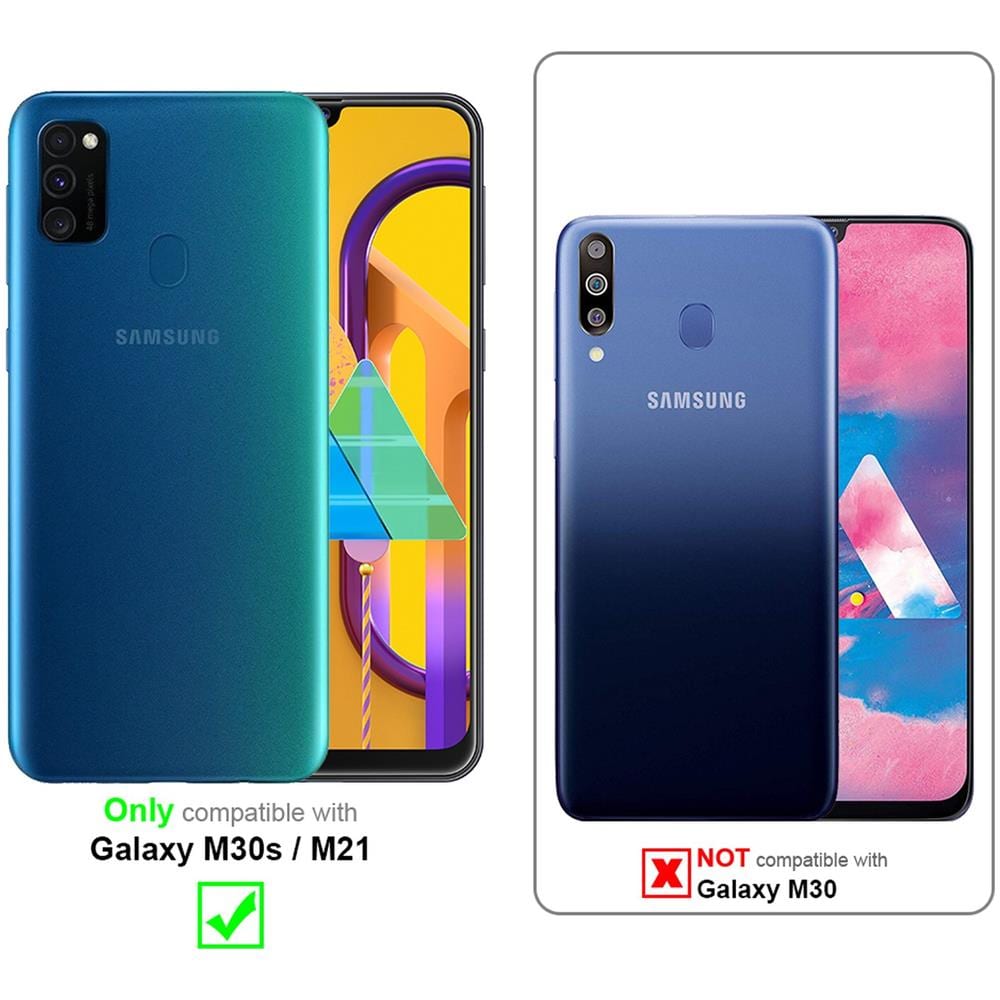 Custodia Compatibile Con Samsung Galaxy M30s / M21 In Candy Nero - Coperchio Protettivo In Silicone Tpu Flessibile - Foto 2