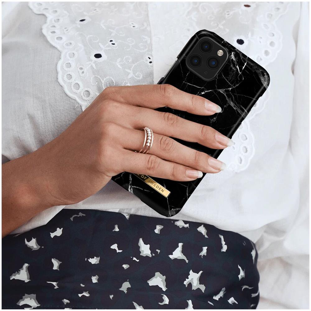 Cover Resistente Iphone 11 Pro Black Marble - Foto 5