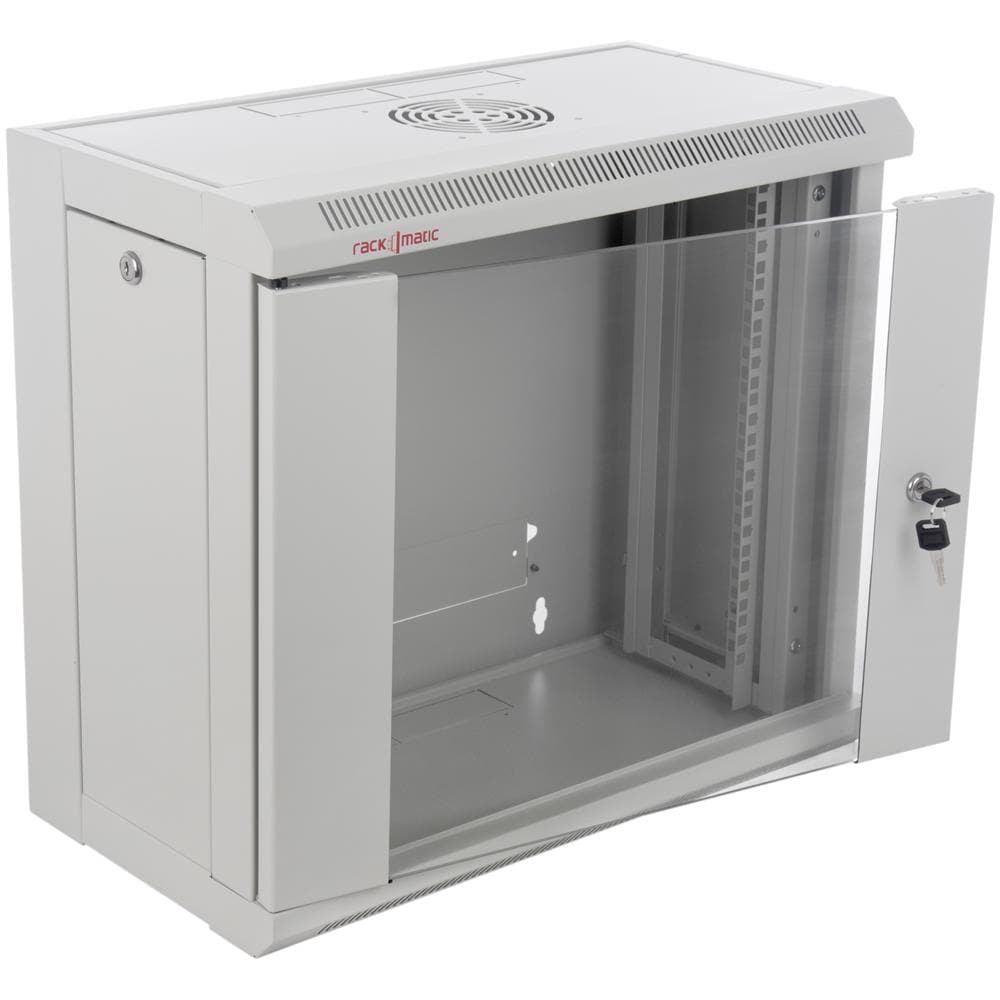 RACKMATIC - Armadio Rack Da Parete 19'' 9u 570x300x520mm Parete ...