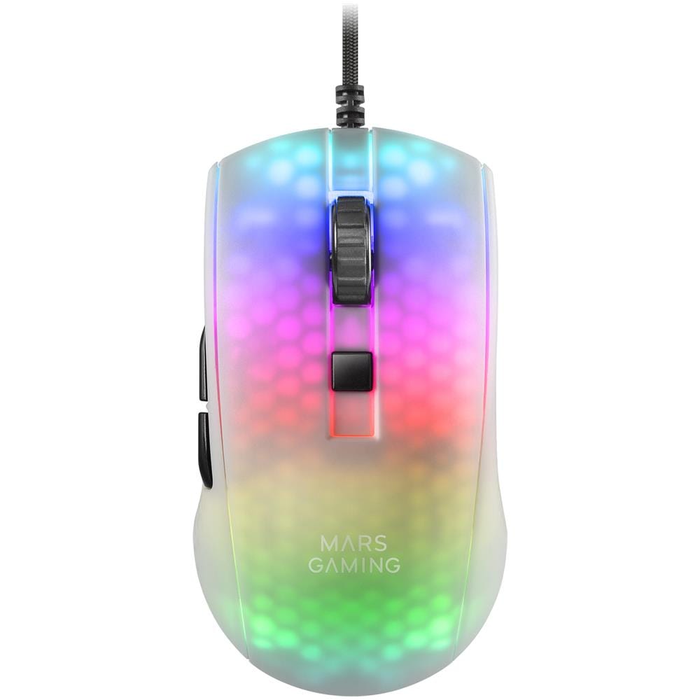 Mouse Gaming MMRW Laser 6 tasti 12800 DPI Colore Bianco - Foto 1