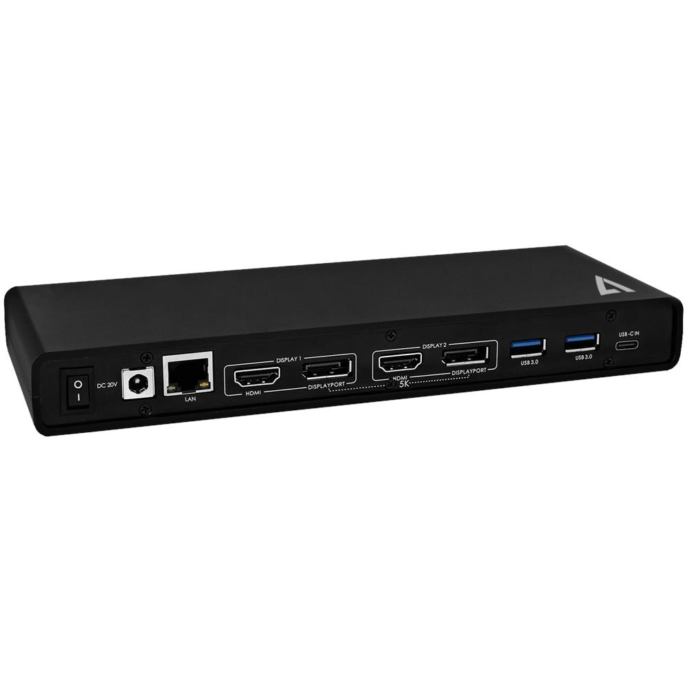 USB-C Displaylink Doppio Dock 4K 100W PD 2x HDMI 2x DP GB RJ45 - Foto 4