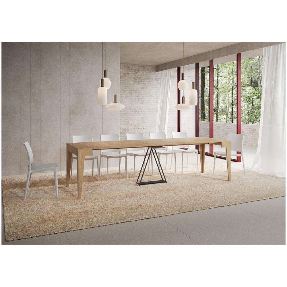 Consolle allungabile 90x42/302 cm Zima quercia natura - Foto 4