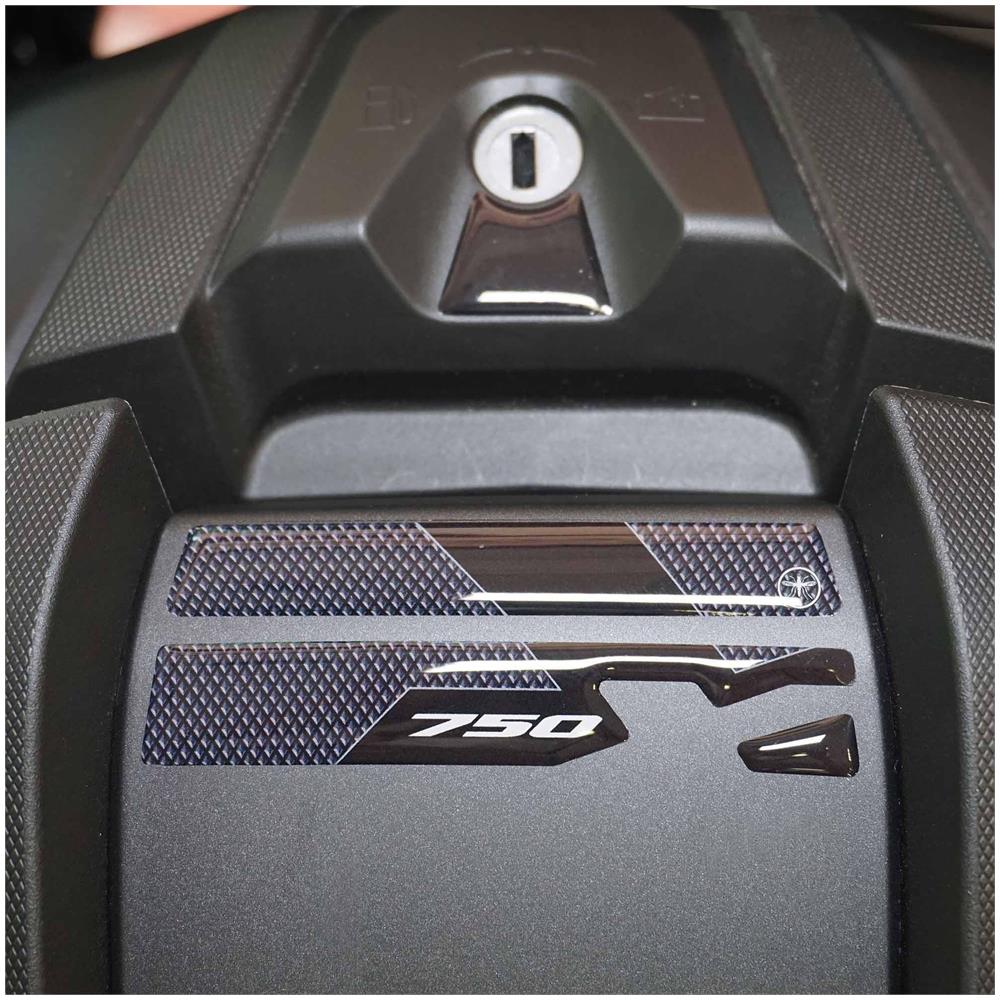 Adesivo 3D Chiave Nc750 Compatibile Con Honda Nc750X 2021 Sportello Portaoggetti - Foto 2