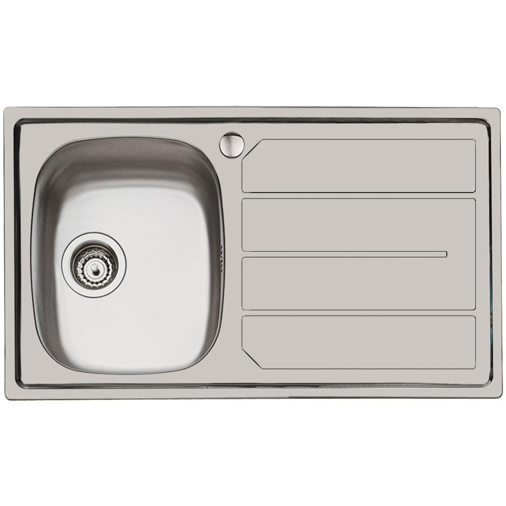 Lavello A Incasso, Acciaio Inox, 1 Vasca Sinistra, Scarico 79x50 Cm - Foto 2
