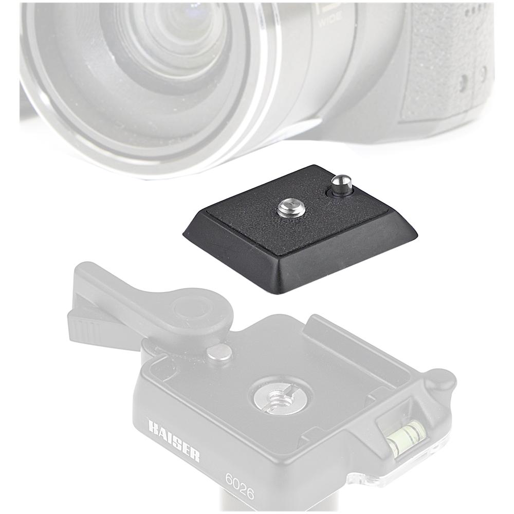 Piastra a Sgancio Rapido 4,1 x 4,1 x 0,8 cm Nero 6028 - Foto 3