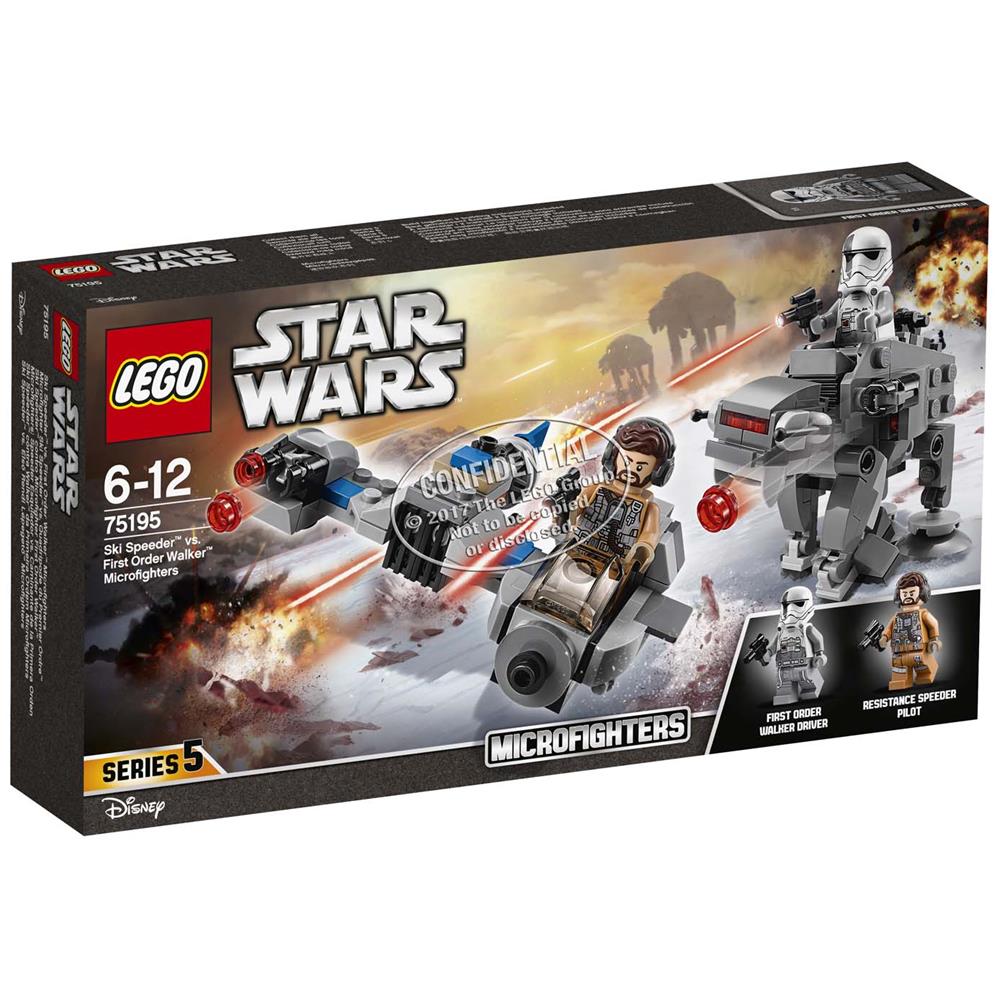 75195 Ski Speeder contro Microfighter First Order Walker - Foto 1