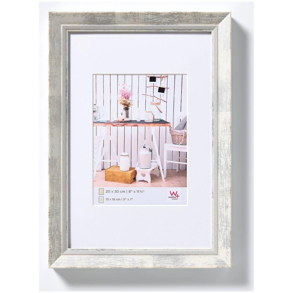 Design Chalet Cornice Portafoto, Bianco, 30x40 cm - Foto 1