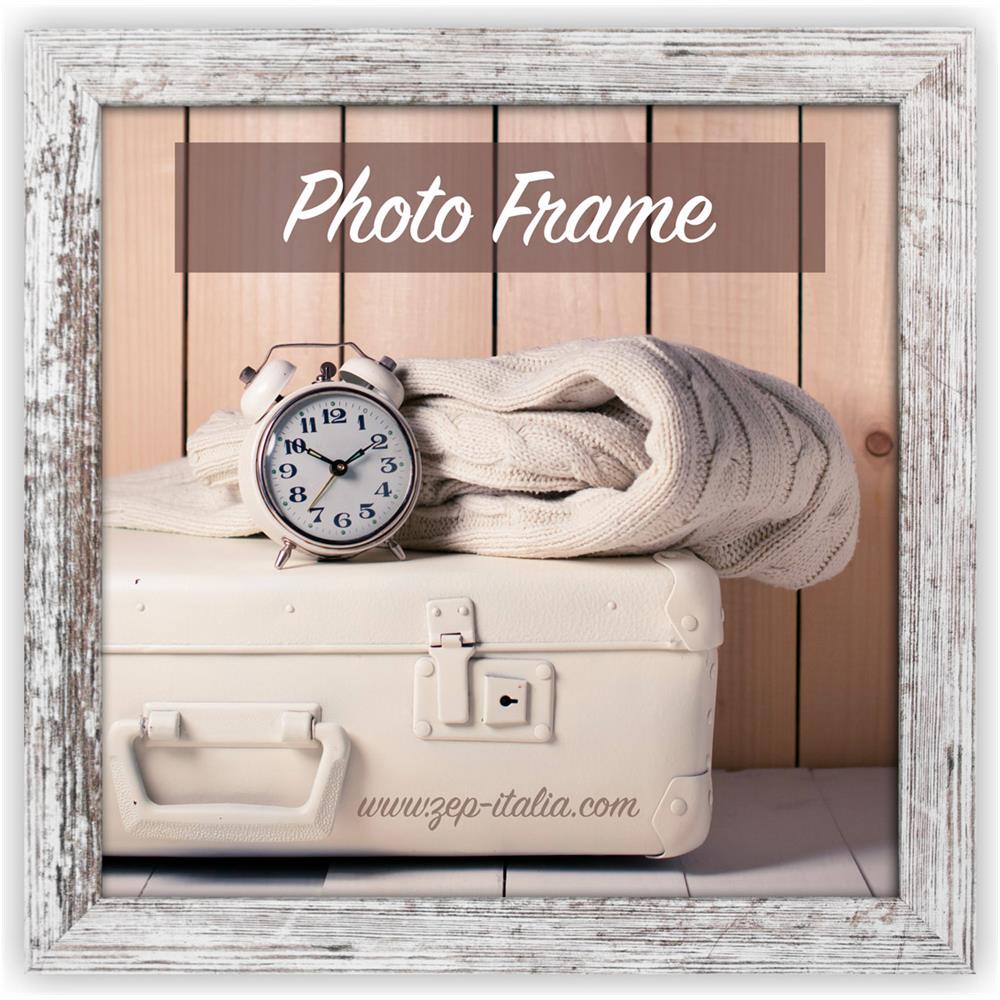 Amazonukkitchen Nelson 6 Cornice portafoto, Legno, Legno, Grey, 34.5 x 1.9 x 34.5 cm - Foto 1