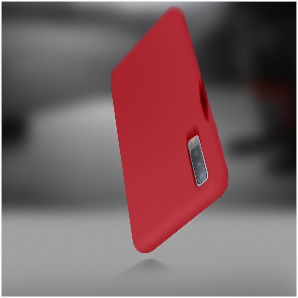 Cover Samsung Galaxy A7 2018 Protezione Rigida Soft Touch - Rosa - Foto 14