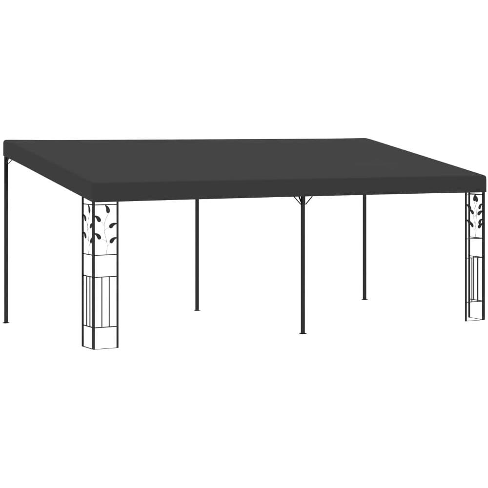 Gazebo A Parete 6x3x2,5 M Antracite - Foto 1