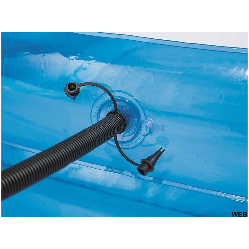 Piscina Gonfiabile Family Rettangolare 2 Anelli Vari Colori - Foto 2