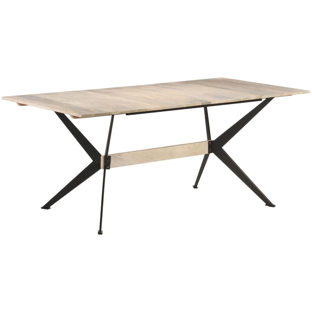 Tavolo Da Pranzo 180x90x76 Cm In Legno Massello Di Mango - Foto 1