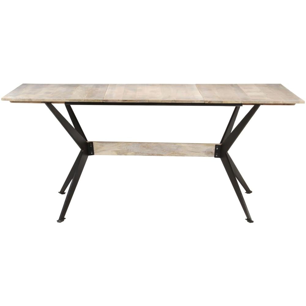 Tavolo Da Pranzo 180x90x76 Cm In Legno Massello Di Mango - Foto 2